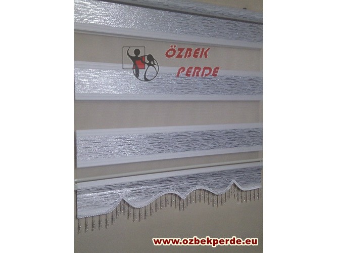 Buzul Yarı Pliseli Zebra Perde